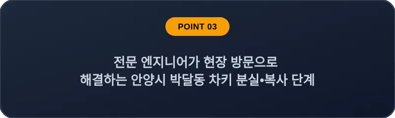 전문 엔지니어가 현장 방문으로 해결하는 안양시 박달동 차키 분실, 스마트키 복사 단계